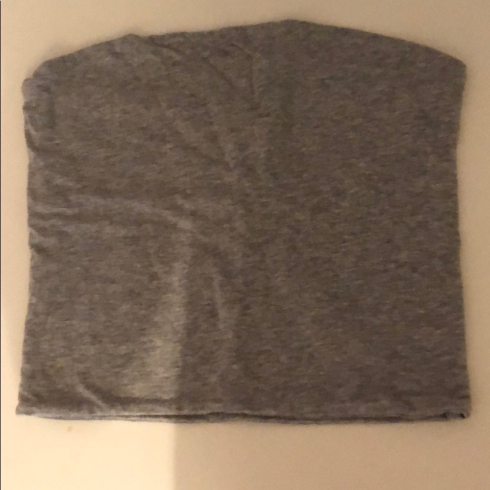 grey brandy melville tube top